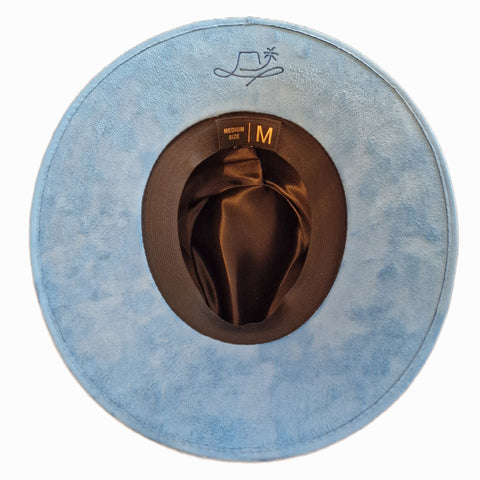 Indiana Fedora - Light Blue, Unisex - M