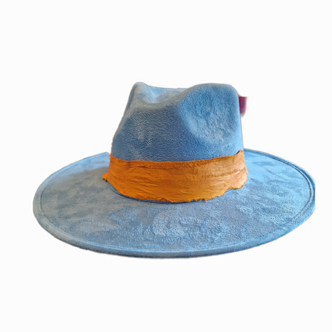 Indiana Fedora - Leander - Light Blue, Unisex