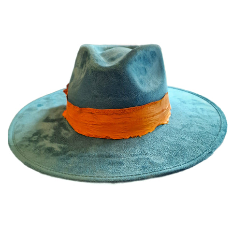 Indiana Fedora - Leander - Petrol, Unisex