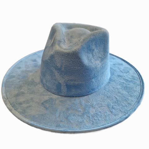Indiana Fedora - Light Blue, Unisex - M