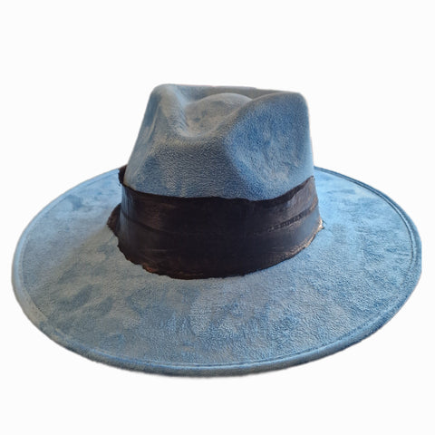 Indiana Fedora - Leander - Light Blue, Unisex