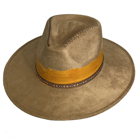 Indiana Fedora - Leo - Camel, Unisex - M