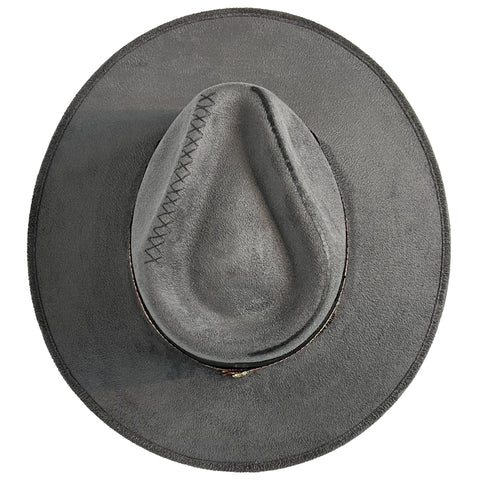 Indiana Fedora - Leo - Gray, Unisex - M