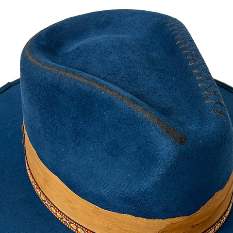 Indiana Fedora - Leo - Midnight Blue, Unisex - M