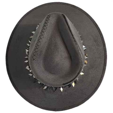 Indiana Fedora - Cleo - Gray, Unisex - M