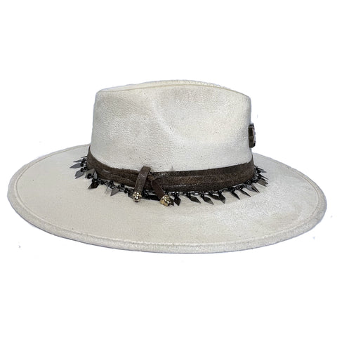 Indiana Fedora - Cleo - White, Unisex - M