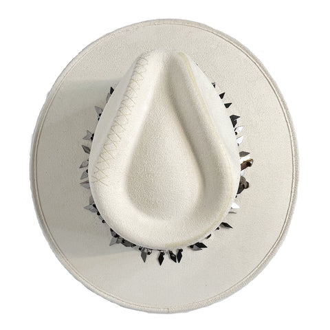 Indiana Fedora - Cleo - White, Unisex - M