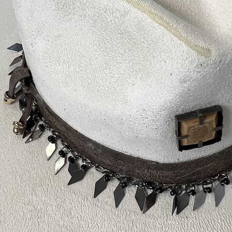 Indiana Fedora - Cleo - White, Unisex - M