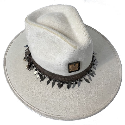 Indiana Fedora - Cleo - White, Unisex - M